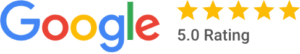 Google 5.0 star rating